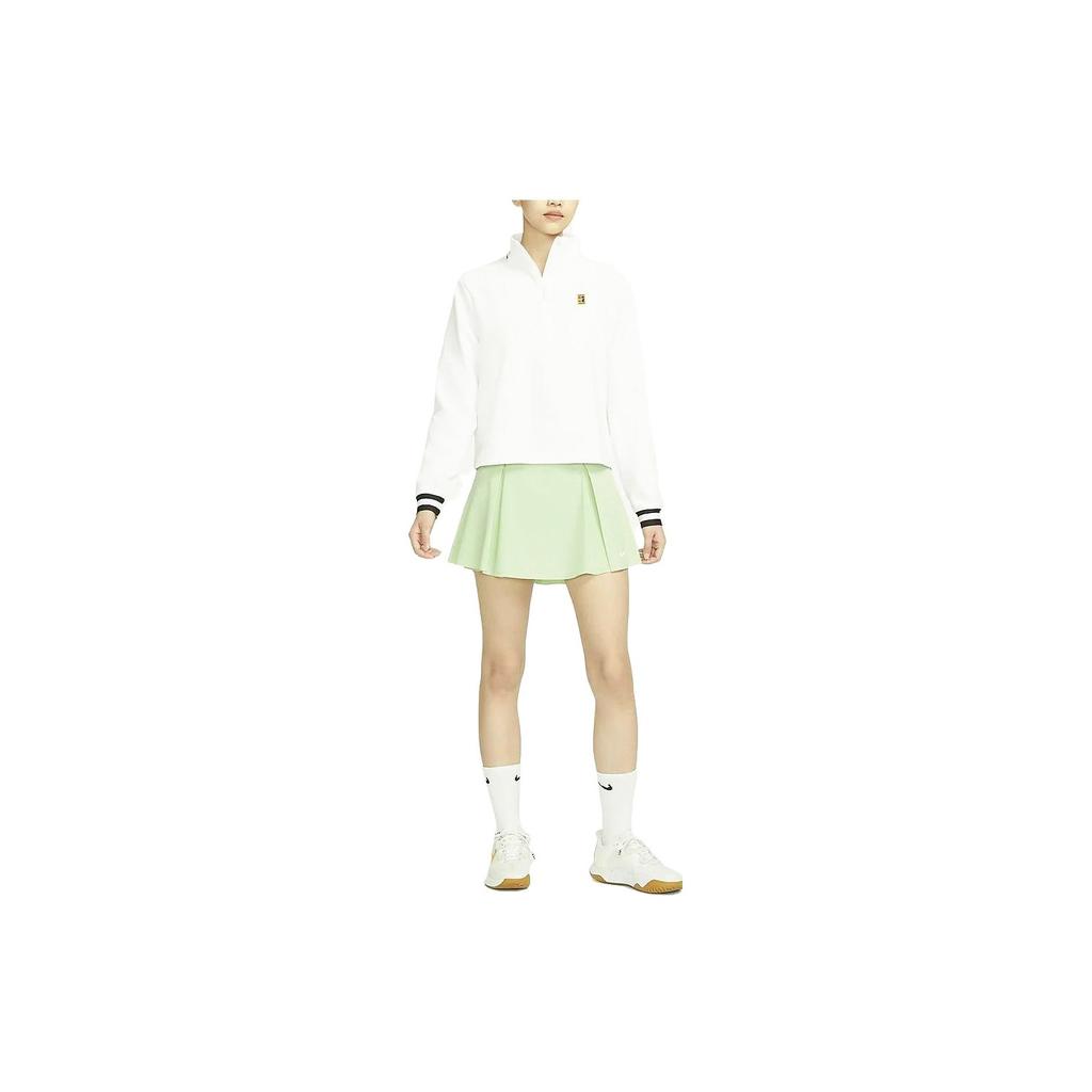 Nike Dri-FIT Advantage Einfarbig Elastisch Sport Schnelltrocknend Bequemer Tennisrock Damen Röcke Melonengrün DX1422-343