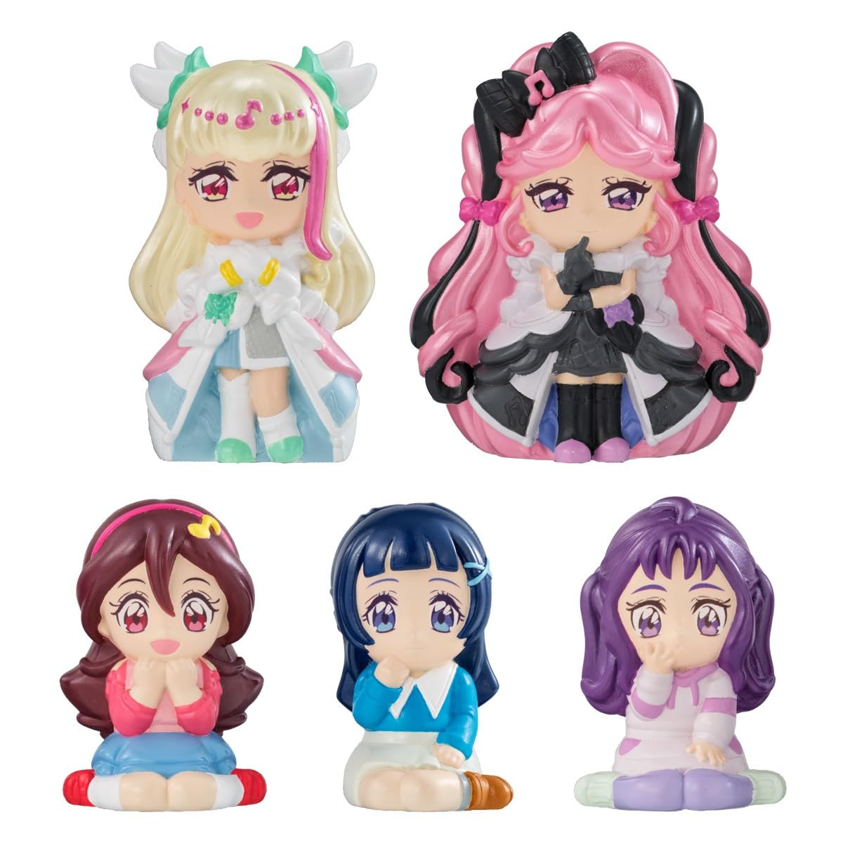 

BANDAI Kimi to Idol Sweet Pearl Doll 2 Chewing Gum Candy Toy Set of PreCure [Box 10]