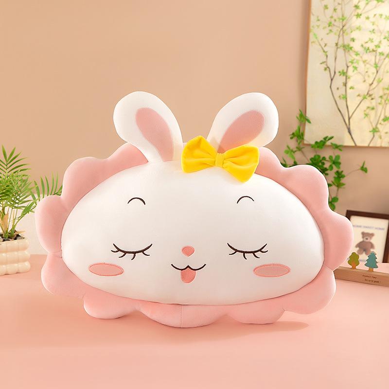 

Плюшевая кукла Цветок Кролик, подушка для кровати, подушка для сна для девочек, детский подарок 30cm