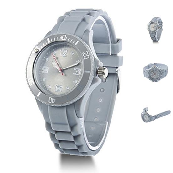 Unisex Stilvolle Silikon Jelly Armbanduhr Lässige Quarz Analoguhr Geschenk