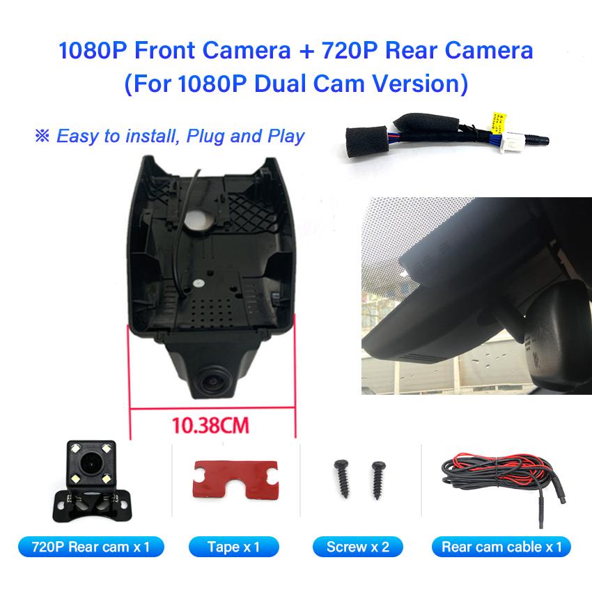 FHD 1080P Car Dvr Plug and play Wifi Video Recorder Dash Cam Camera For Toyota C-HR CHR IZOA 2025 2025 2021 2020 2019 2018 2017