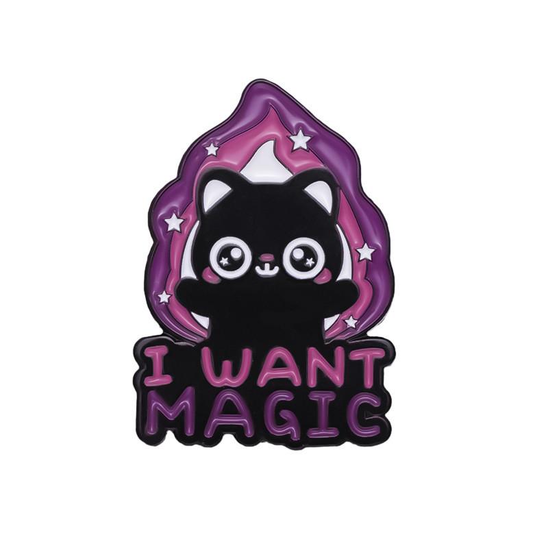 Animal Letter Whimsical Metal Badge Brooch Featuring Quirky Frog And Bat Style
