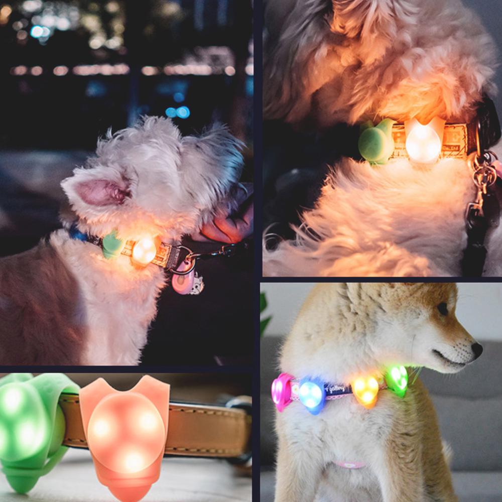 Durable Pet Pendant Pet Pendant Light Pet Led Safety Pendant Collar Tag with 3 Light Modes for Nighttime Visibility for Dog