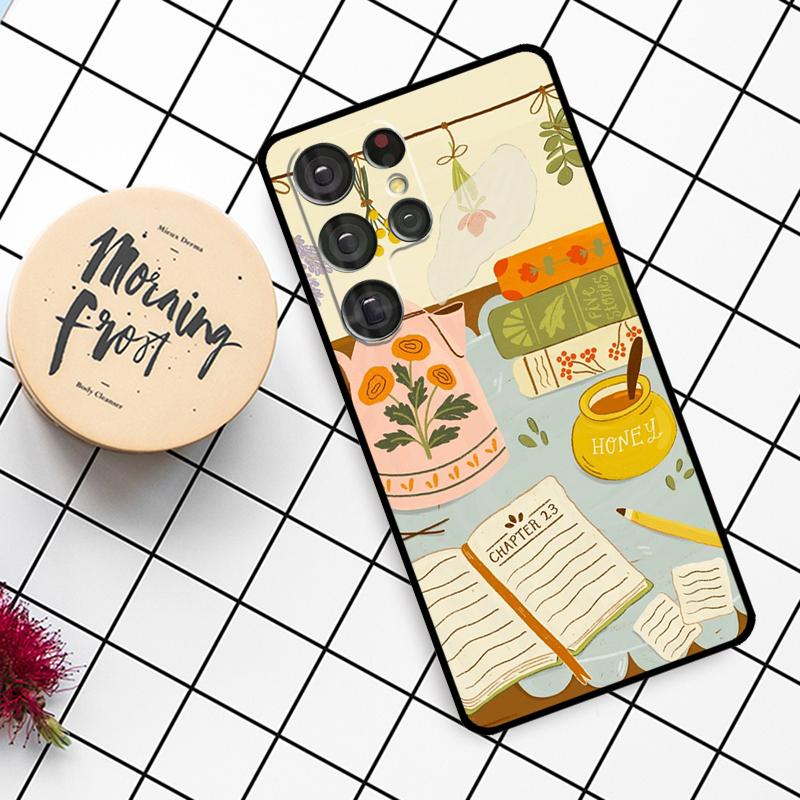 

Cozy Autumn Cottage Case For Samsung Galaxy S23 S22 Ultra Note 20 Note 10 S8 S9 S10 Plus S21 FE S20 FE Back Cover Galaxy S8