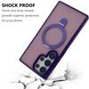 For Samsung Galaxy S24 Ultra Magnetic Case with Kickstand TPU+PC Phone Back Cover