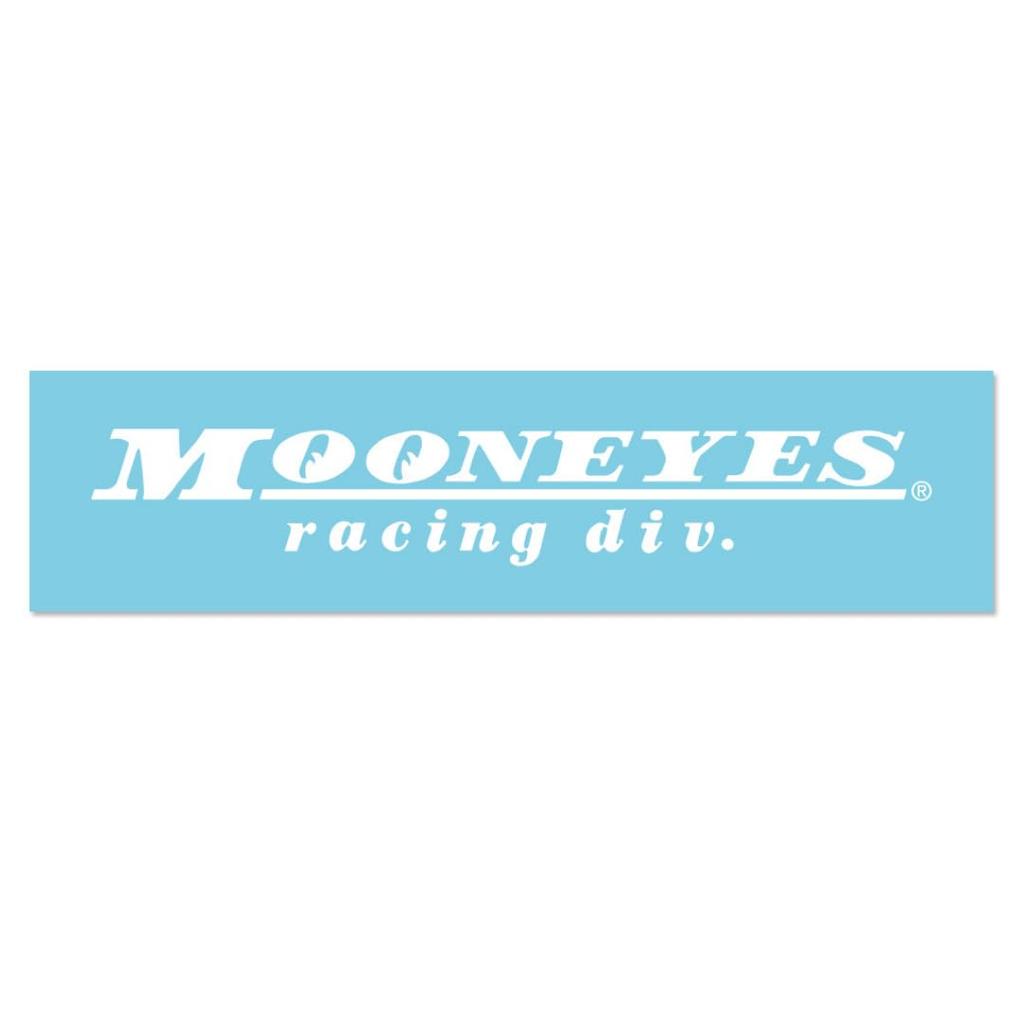 Moon Eyes Racing Div Sticker MOONEYES Racing Div (White/DM126WH)