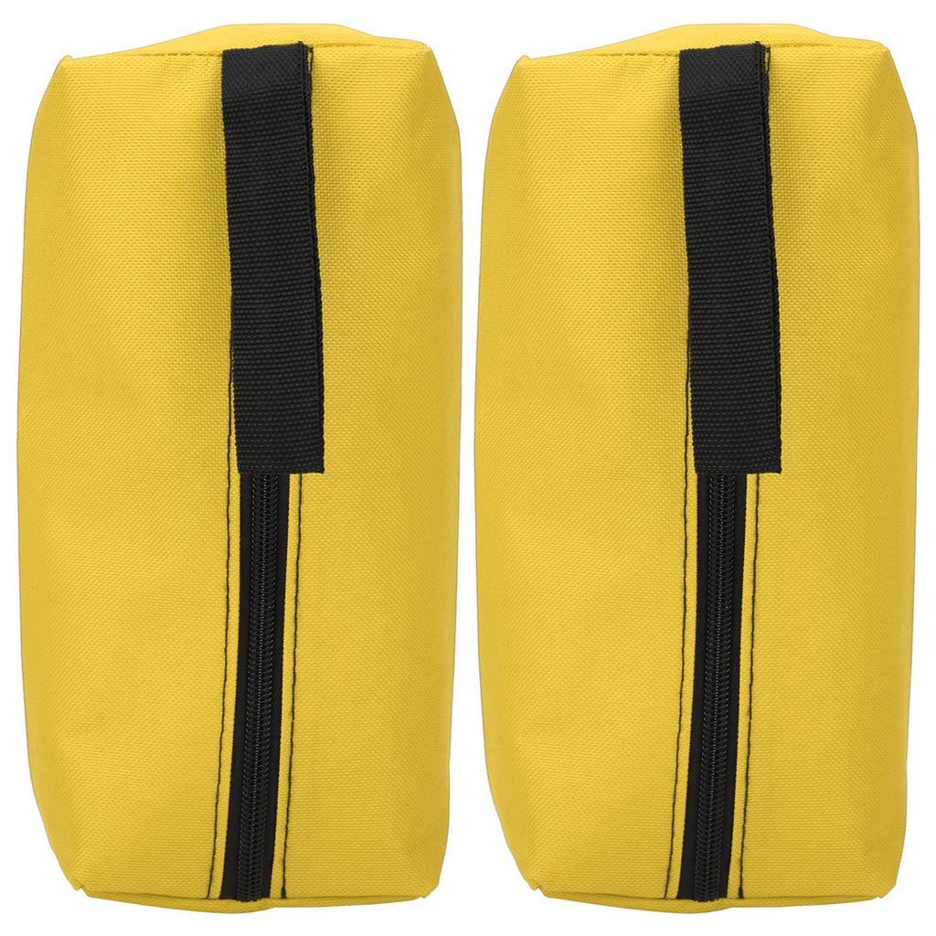 2pcs S Size Portable HandHeld Tool Storage Bag Repair Hand Tools Organizer with Wristband(Yellow )