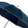 Moonbat Long Sun and Rain Light Heat UV Apple Scallop Blue [Esta] Women's Parasol, Protection, Blocking, Blocking, Protection, Design,