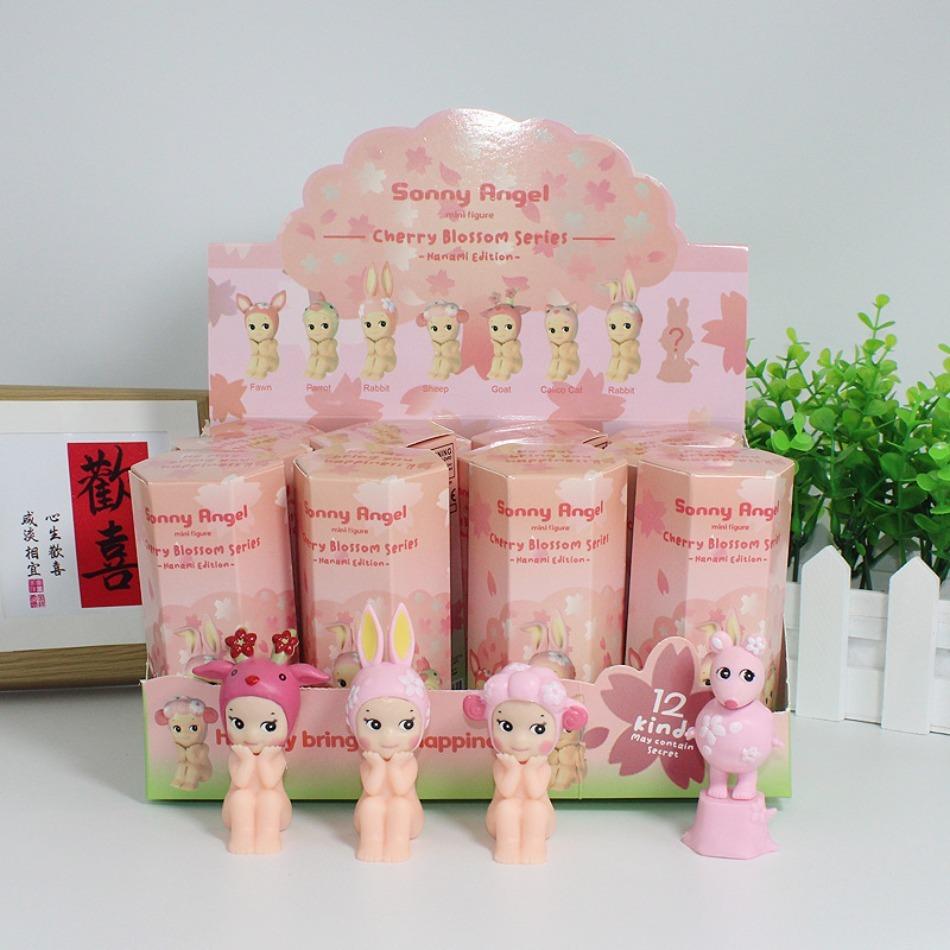 Yeni  satılık Sonnes Angels Kiraz Çiçeği Serisi Anime Figürleri Süsler Bebekler Hayranlar Çocuk Hediye Rastgele