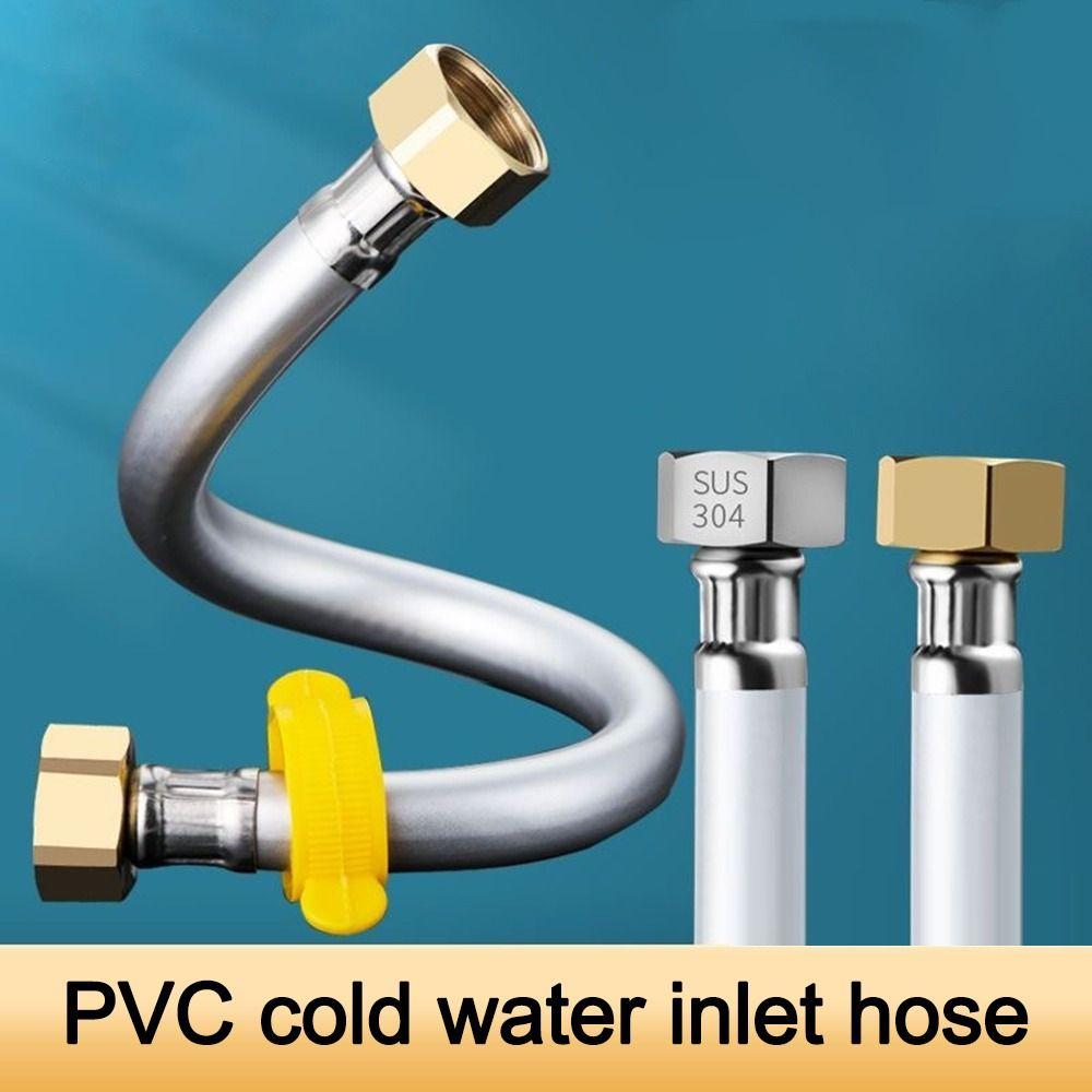 Internal Threaded Flexible Shower Hose Stainless Steel Braided Hose Extension Sprayer Pipe