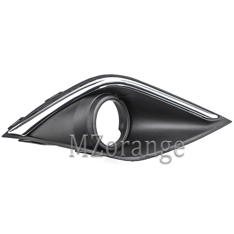 Fog Light Covers for Mitsubishi Outlander 2015 2016 2017 2018 Fog Lamp Chrome Bezel Foglight Hoods Grille Frame Car Accessories