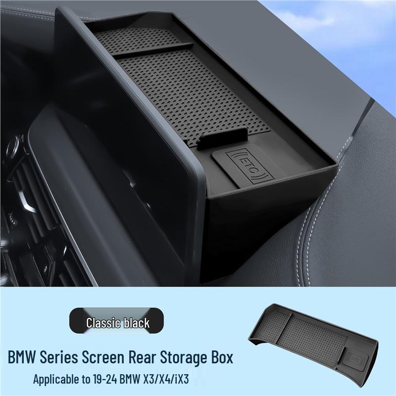 BMW X5, LX3, iX1, New 3 Series, 5 Series Center Console Screen Silicone Storage Box Accessory.