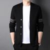 2024 Men's Business Casual Solid Color Knit Cardigan Jacket