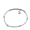 Natural Freshwater Pearl Turquoise Neck Chain Women's Fashion Light Luxury Simple Temperament Niche Design Advanced Sense Collarbone Chain
