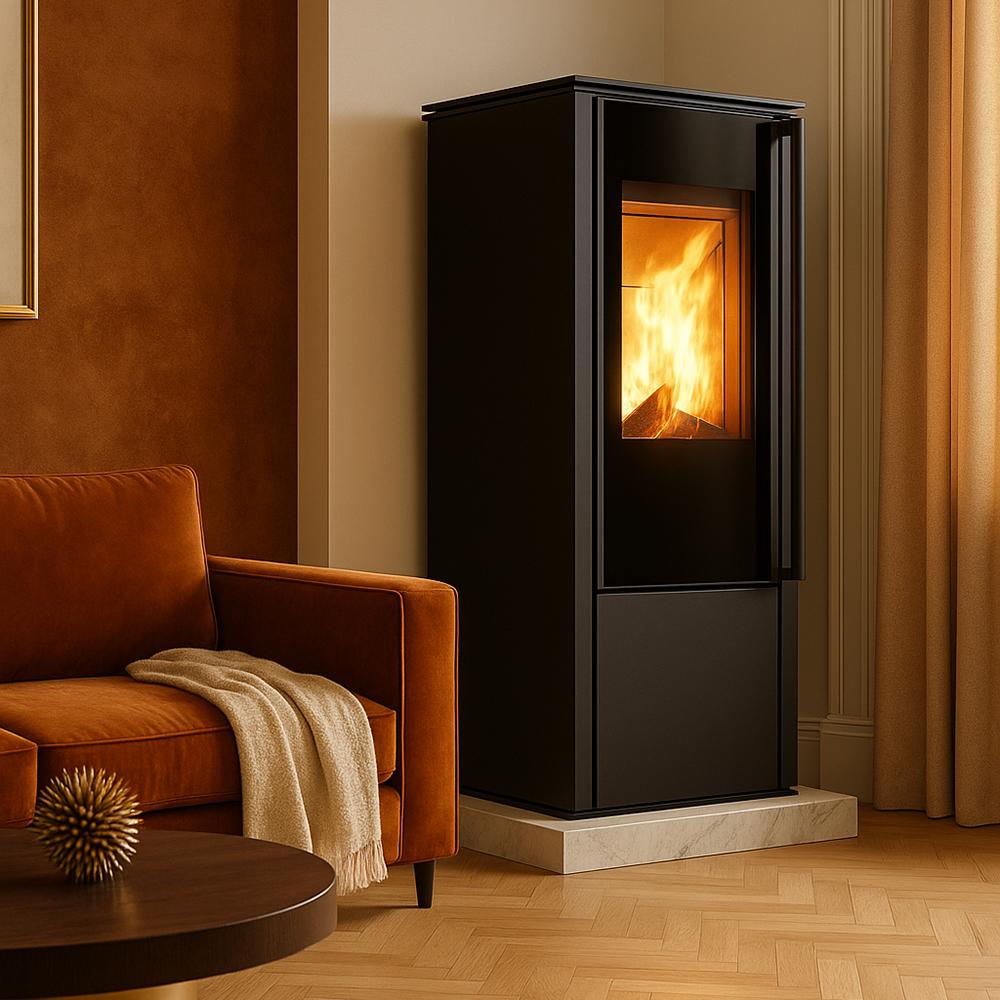 Wood Burning Steel Stove KRATKI HATI Ø 150 5,5 kW 