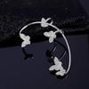 Single Fairy Temperament Diamond-studded Butterfly Earhooks/ Exquisite Geometry