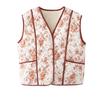 European & American Women's Fashion: 2024 Autumn/Winter Casual Printed Quilted Vest