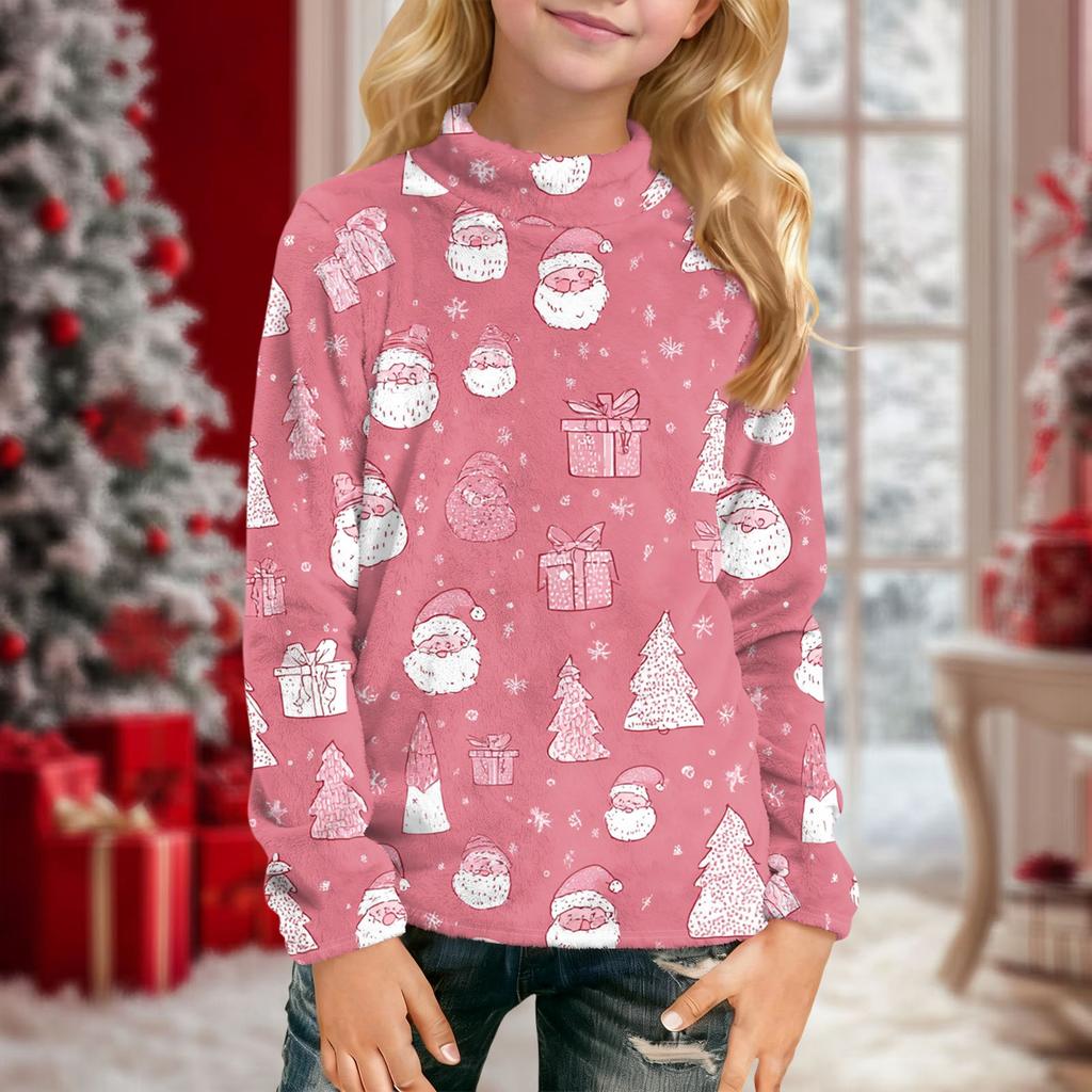 Kinder Alltags Langarm T-Shirt mit Aufdruck