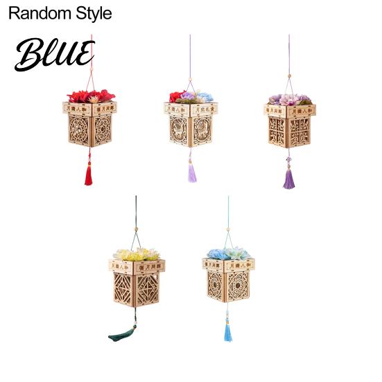 Wooden Lantern Craft DIY Wood Carving Kit Chinese Style Square Crafts for Making Kit Kid Adults Material Set Mid-Autumn Festival Artificial