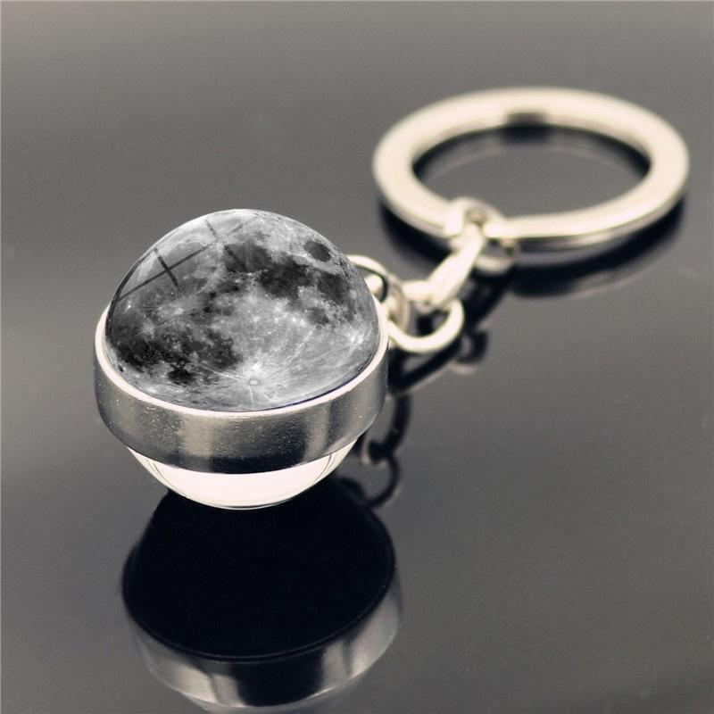 Details about / Planet Galaxy Keychain Solar System Nebula Pendant For Valentine Gift New 1pc