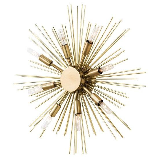 Wall Lamp Sconce Light 8 Light Wall Sconce Wall Light Fixtures Brass Sputnik Sconce Wall Lamp