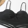 Push Up Swimsuit One Piece Sexy Monokini Solid Swimwear Women Bathers Bathing Swimming Swim Suit Female Summer Beachwear