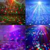 7 Colors ABS Crystal Magic Ball Light Sound Activated Led Stage Light with Remote Control Strobe Lamp for Family Parties and Holiday Celebrations