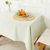 Melancheck Mint Cotton Tablecloth