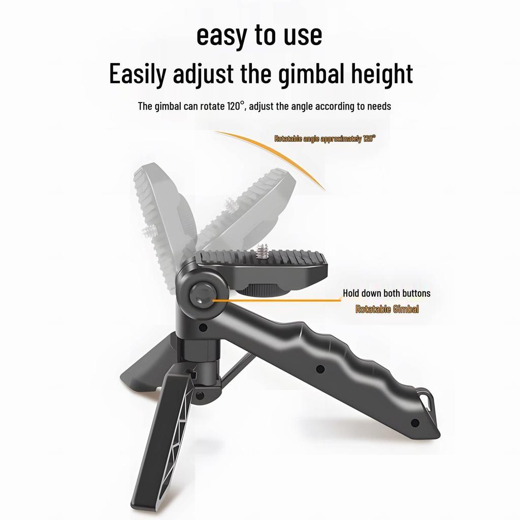Dual-Sided Teleprompter & Phone Stand: Handheld Video Recorder, Script Reader & Selfie Stick
