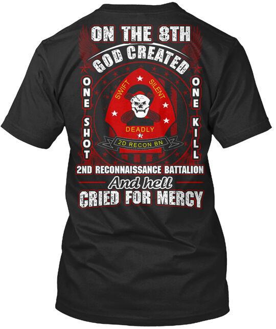 2nd Reconnaissance Battalion T-Shirt Made in the USA Size S to 5XL Unisex T-Shirt L