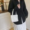 New Niche Tote Bag Summer Simple and Versatile Solid Color Simple Hand Bag Casual Commute