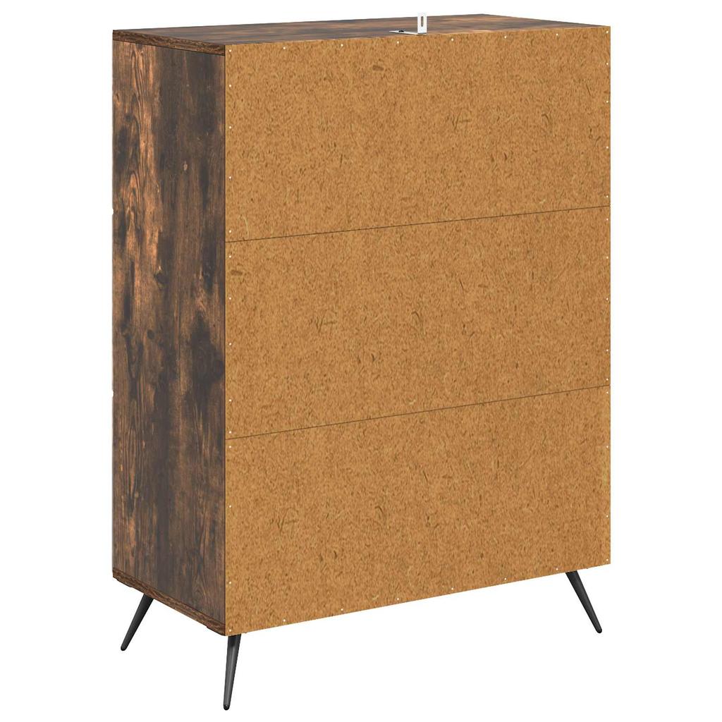 Drawer Cabinet Smoked Oak 66 x 34.5 x 90 cm