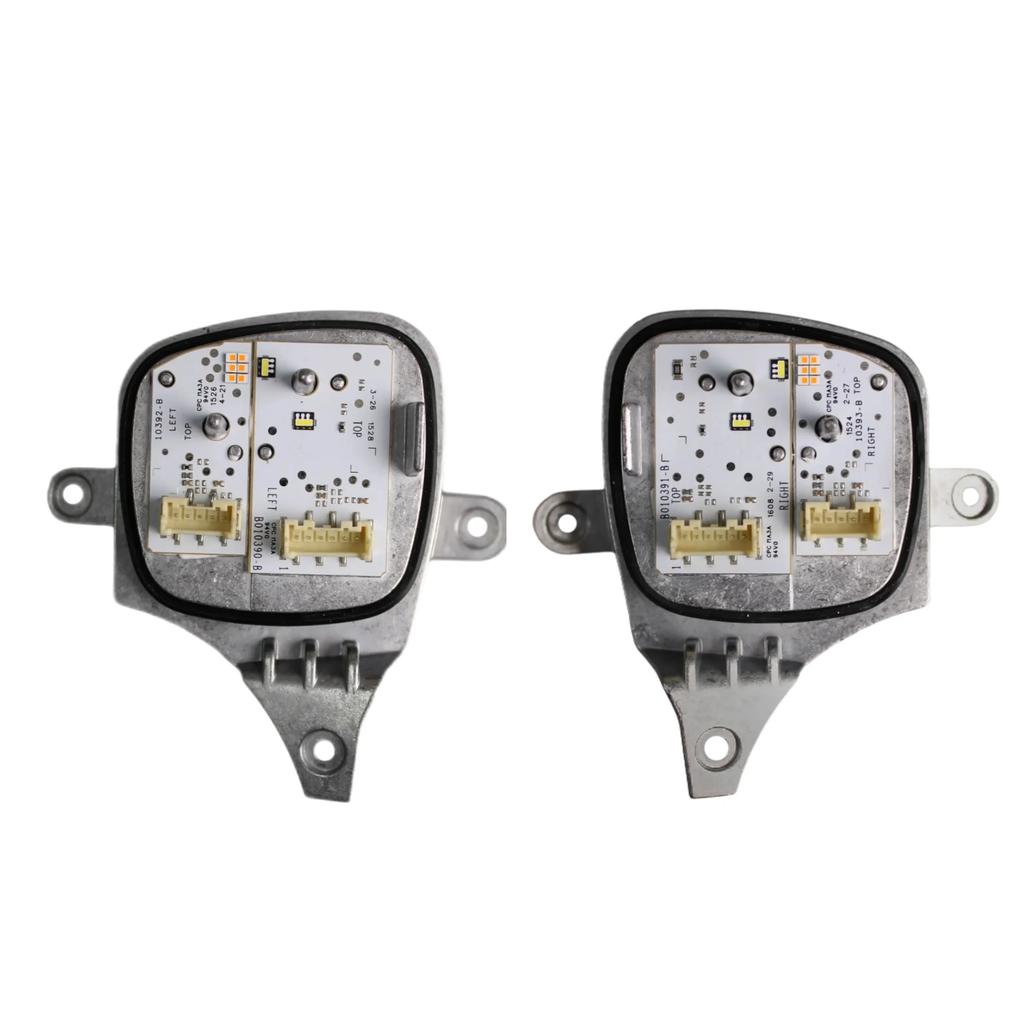 1Pair Headlight LED Module B010390-B B010391-B For Infiniti QX30 Q30 17-19 DRL Daytime Running White Lightsource High Version
