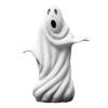 AEE4-Ghost Statue, White Resin Garden Ghost Sculpture Halloween Decorations, Ghost Figurines For Home Room Desk Decor A Easy To