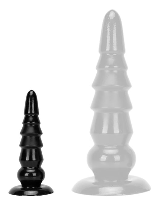 Plug Tower Up S 18 X 5cm Black - Deepleasure - Beginner Plugs & Kits