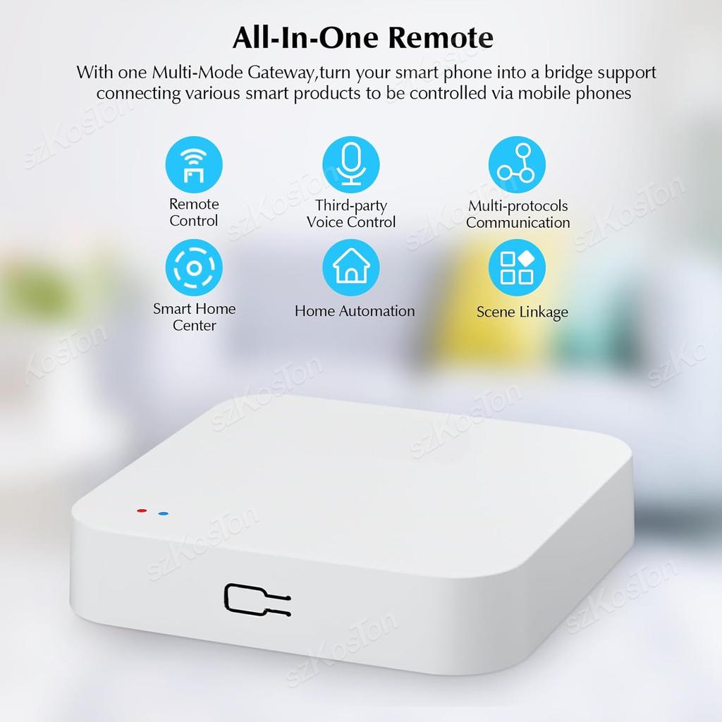 Tuya Multi-Mode Gateway Hub Smart Home Automation ZigBee Bluetooth Wireless Bridge Smart Life Remote Control for Alexa Google