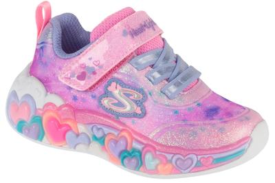 Luzes de Coração Eterno, para Tênis rosa de Menina