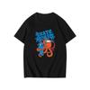 Summer Print Loose Oversized Casual Pure Cotton Round Neck Short Sleeved Shirt T-Shirts Men’s