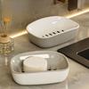 Draining Soap Box, Household Bathroom Soap Box, Double-layer Large Soap Rack, Laundry Soap Box