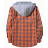 Herren-Sweatshirt mit kariertem Hemd und Kapuze, Knopf-Sweatshirt, lässiges Mode-Sweatshirt für Herren