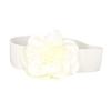 Wide Belt for Dress Elastic Waist Belt Big Flower Cinch Belt Waistband Elegant