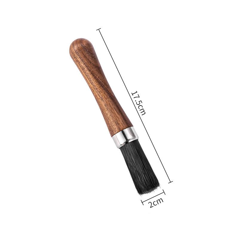 Coffee Bar Brush - Bristle Brush for Grinder Crevice Dust/Coffee Grounds Cleaning, Dust Remover for Baristas/Coffee Shops/Home Use KFS-QJ06