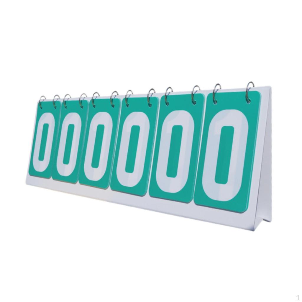For Sports with 6 Digits Display, Table Score Flipper Soccer And Volleyball