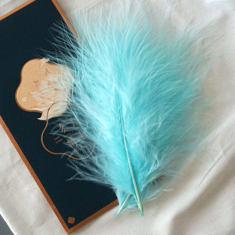 50Pcs Fluffy Turkey Marabou Feather 10-15Cm Turkey Feathers Decoration Accessories For Jewelry Clothes Wedding Plumes DIY Crafts