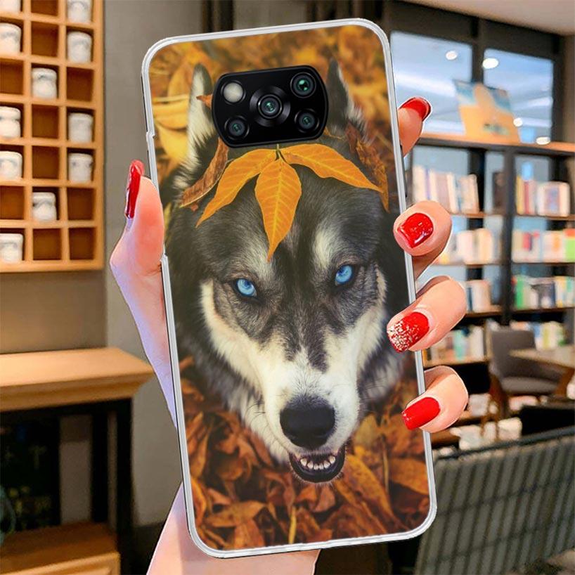 Siberian Husky Dog Cover Phone Case For Xiaomi Poco F7 Ultra X7 X6 X5 Pro M7 Redmi 15C 15 13C 13 12C 12 10C 10 9A 9C 9T 9 Shell