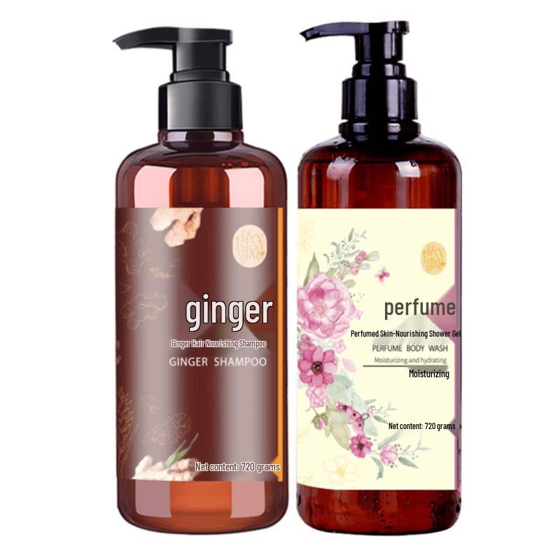 YIFENG Ginger Shampoo & Shower Gel Set