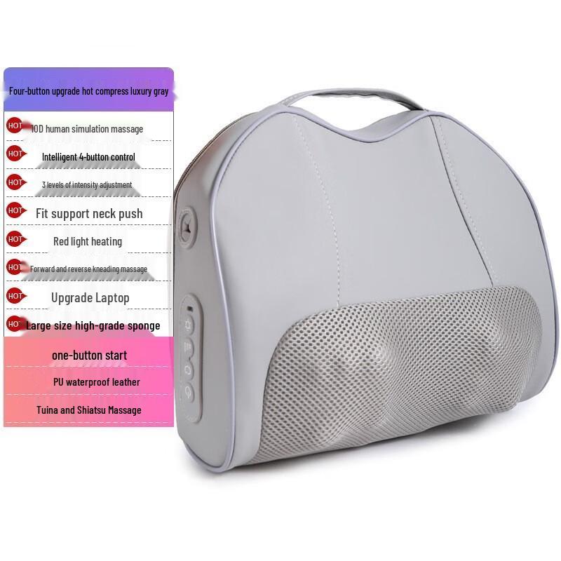 WEZHO Neck and Shoulder Kneading Massage Pillow