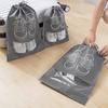 3/5/10pcs Shoes Storage Bag Closet Organizer Non Woven Travel Portable Bag Waterproof Pocket Clothing Classified Draw Hanging Bag