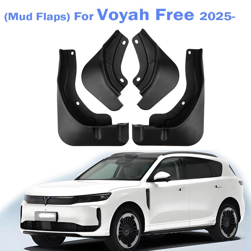 2025 2026 for Voyah Free Mudguard Fender Mud Flap Guards Splash Mudflaps Car Accessories Front Rear 4pcs VOYAH FREE