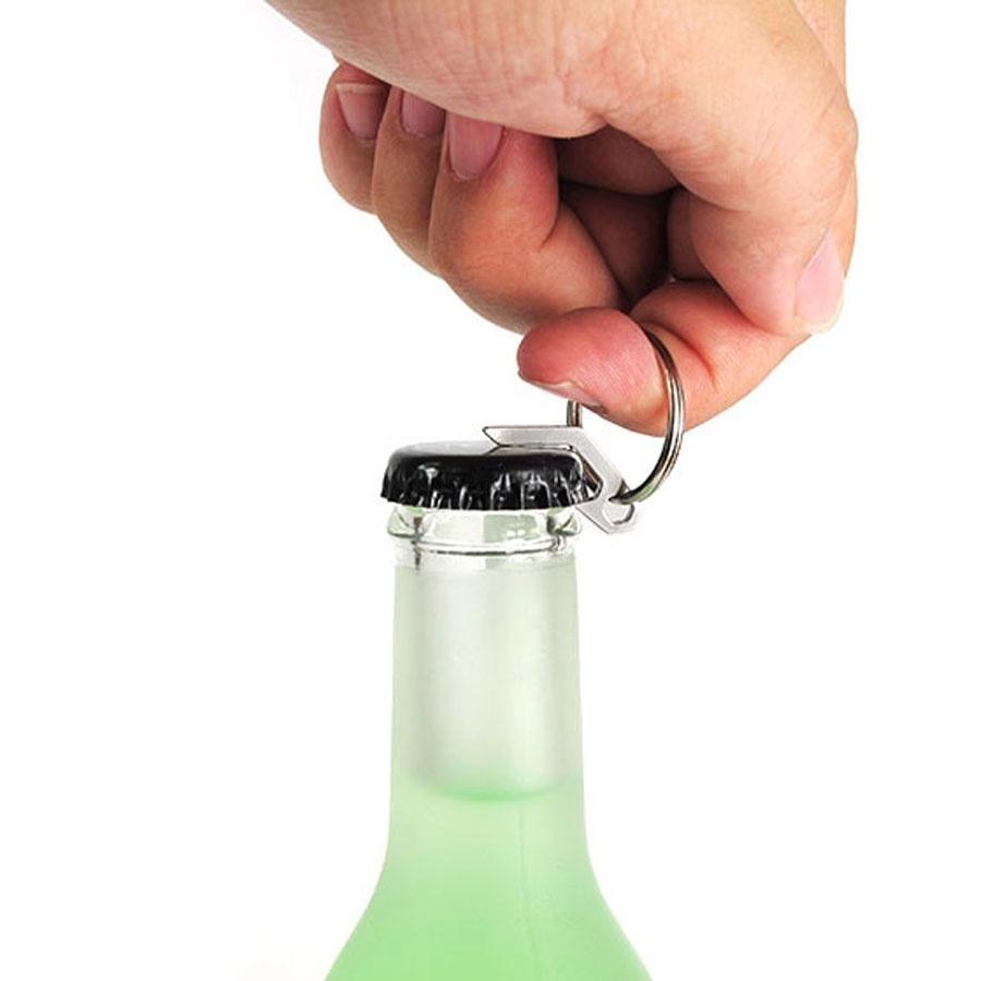 New EDC Gear Mini Lightweight Bottle Beer Opener Keyring Pocket Tool Utility Gadget Outdoor Camp Hike